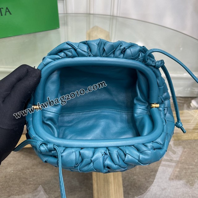 Bottega veneta高端女包 98061 寶緹嘉升級版小號編織雲朵包 BV經典款純手工編織羔羊皮女包  gxz1175
